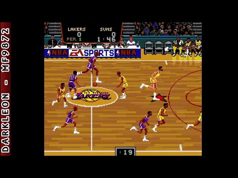 Super Nintendo - NBA Showdown © 1993 Electronic Arts - Gameplay
