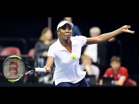 Venus Williams defeats Richel Hogenkamp, USA wins first round of Fed Cup