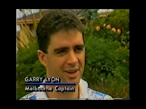 Garry Lyon - Melbourne - 1991 News Report - Elimination Final v Essendon - AFL