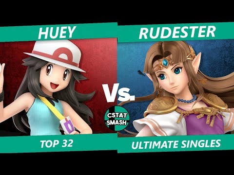 NO CAPS 9/27/19 - Huey (Pokemon Trainer) vs Rudester (Zelda) Smash Ultimate Top 32