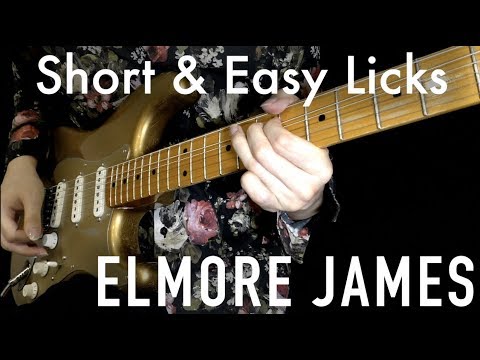 Blues Guitar Lesson: "Elmore James" Blues Licks in A | #140