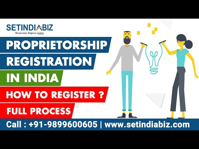 video of Proprietorship Registration Process