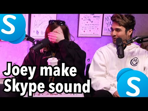 Joey makes a Skype sound and makes the Bois laugh... Trash Taste