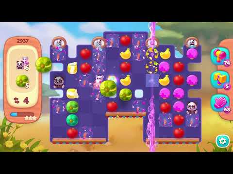 Wildscapes level 2937 No Boosters 🐼 Gameplay Walkthrough Playrix