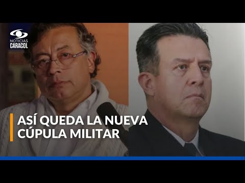 Petro anuncia cambios en la cúpula militar y nombra nuevos comandantes de las Fuerzas Militares
