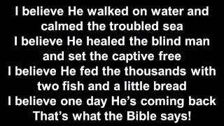 What The Bible Says EXTENDED PERFORMANCE