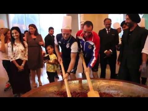 Christmas Cake mixing at Hyatt Regency Kolkata