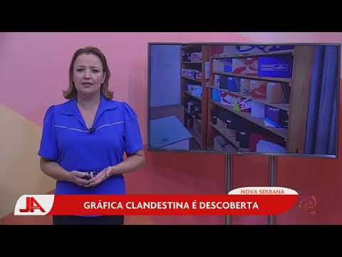 Nova Serrana: Gráfica clandestina é descoberta