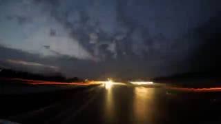 Lone night drive
