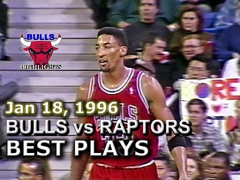 Jan 18 1996 Bulls vs Raptors highlights