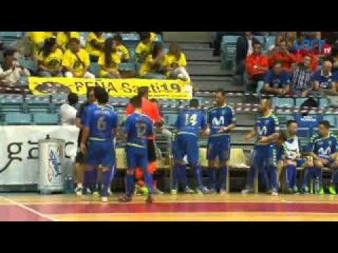 2017/16 Jornada 03 futbol sala division honor Santiago Futsal vs Movistar Inter 720HD