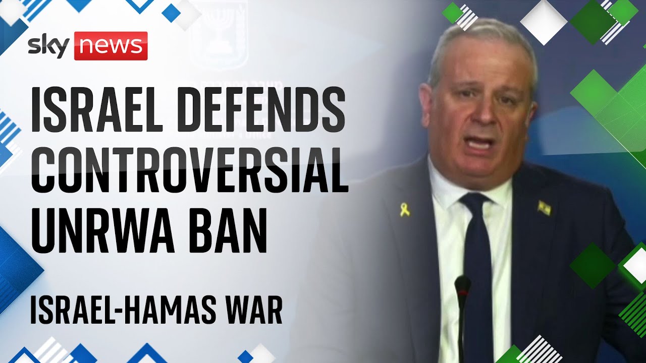 Israeli spokesman accuses UNRWA of being 'infiltrated by Hamas' | Israel-Hamas War