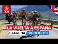 Summit Finish Shows Who's In Form! | Vuelta A España 2022 Stage 14 Highlights