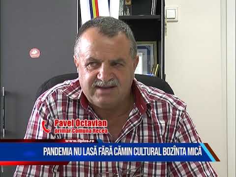 Pandemia nu lasă Bozânta Mică fără cămin cultural