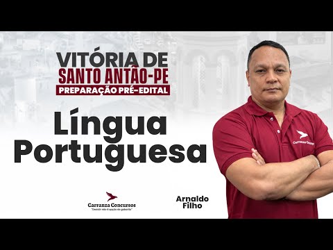 Concurso Vitória de Santo Antão-PE | Língua Portuguesa para Provas de Concurso Público