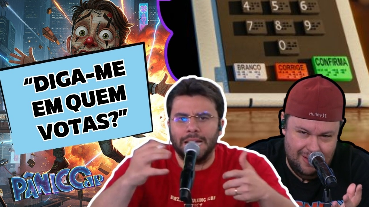 CORRIDA MALUCA ELEITORAL! MÁRIO SERVE COSTELLA E SILAS MÊLAFRALDA NO PÂNICO