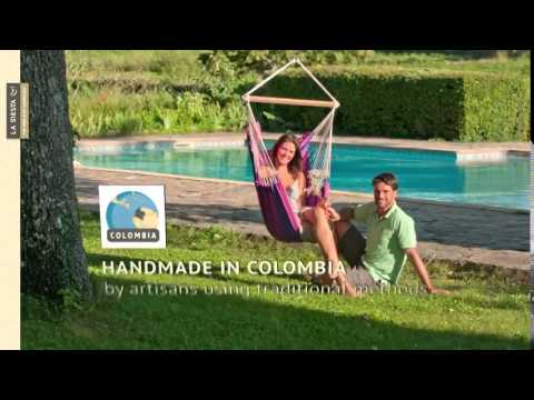 LA SIESTA Orquidea   Hangstoel in 4 verschillende kleuren bij Rainbowhangmatten