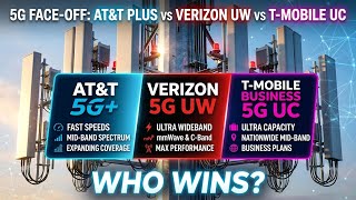 AT&T 5G+ SA VS Verizon 5GUW SA VS T-Business ￼￼5GUC SA SpeedTest￼ in front of the macro sites