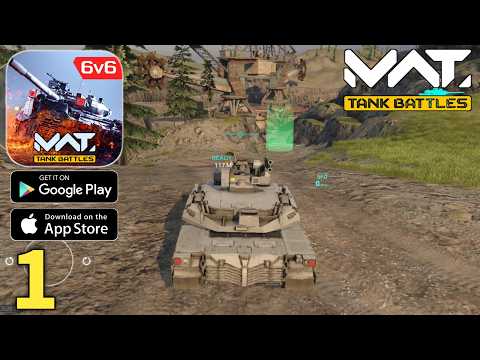 MWT Tank Battles Gameplay Walkthrough Part 1 (ios, Android)