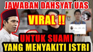 Download lagu VIRAL!! HUSBAND WHO HURT WIFE 'THIS IS UAS'S POWERFUL ANSWER TO WRONG HUSBANDS' - UST. ABDUL SOMAD mp3
