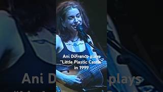 #anidifranco plays Little Plastic Castle in 1999 in Barcelona