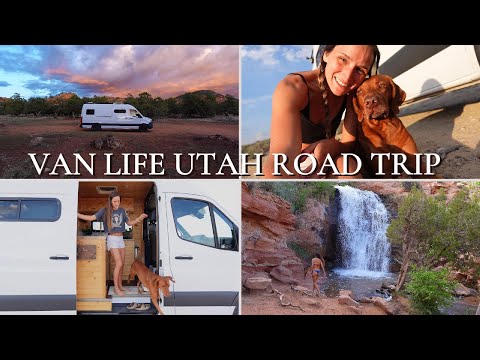 Solo Female Van Life | Utah Arches, Canyons, & Waterfalls