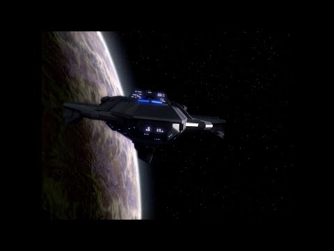 Star Trek: The Next Generation - Season 3 - The Survivors - Enterprise-D versus Husnock warship