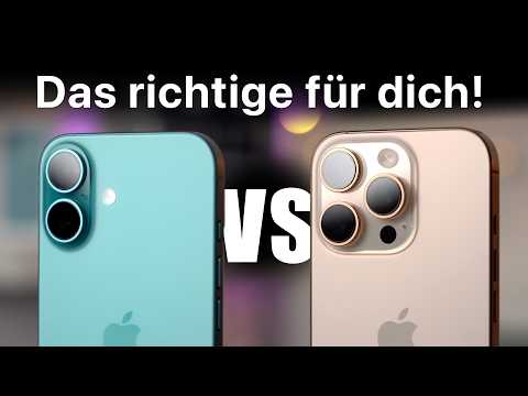 Aufpassen beim neuen iPhone! iPhone 16 vs. 16 Pro | Vergleich