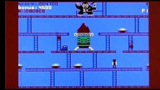 Crazy Kong on Commodore 64. Gameplay & Commentary