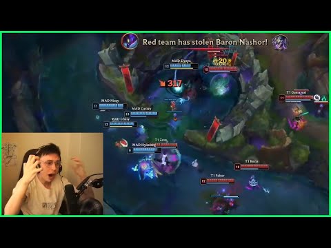 Caedrel's Rollercoaster Of Emotions Watching MAD Flip A Baron