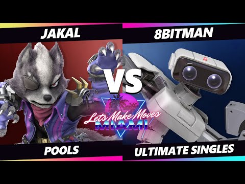 Let's Make Moves Miami - Jakal (Wolf) Vs. 8BitMan (ROB) SSBU Ultimate Tournament