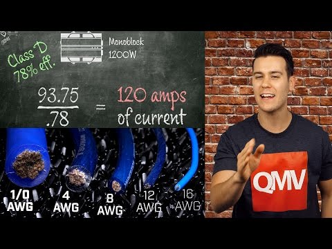 3rd YouTube video about how many watts can 14 gauge speaker wire handle