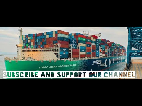 CMA CGM JACQUES SAADE#largest LNG POWERED CONTAINER SHIP