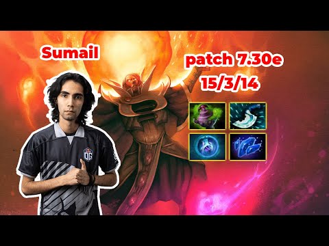 Sumail Invoker Mid - DOTA 2 7.30e - MMR rank - Dota2 Gameplay [Learn To PRO dota2]
