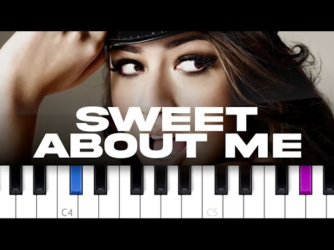 Gabriella Cilmi - Sweet About Me  (piano tutorial)