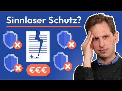 10 sinnlose Versicherungen, die Geldverschwendung sind!