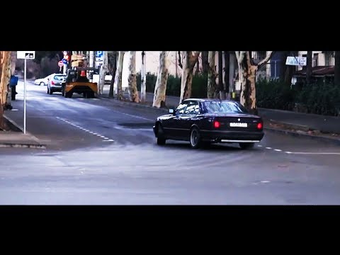 The Notorious B.I.G. & 2Pac - Sideways / BMW E34 M5 Illegal Drift (Giorgi Tevzadze) Video