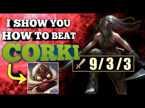 How To Deal with RANGED Opponents as Akali Mid - Akali vs Corki  I  Care4Dash