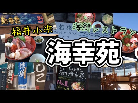 [Fukui Obama] ¡Fui al restaurante de mariscos “Kaikoen”! Muelle de pescadores de Wakasa