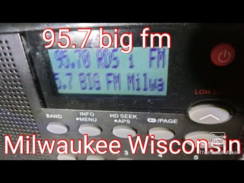 95.7 big fm Milwaukee Wisconsin 100 miles