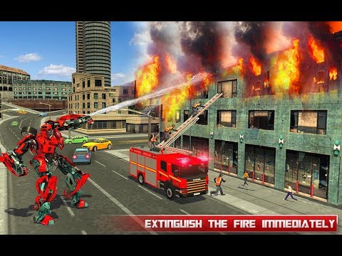 Fire Truck Real Robot Transformation: Robot Wars (By Roadster Inc) Android Gameplay HD