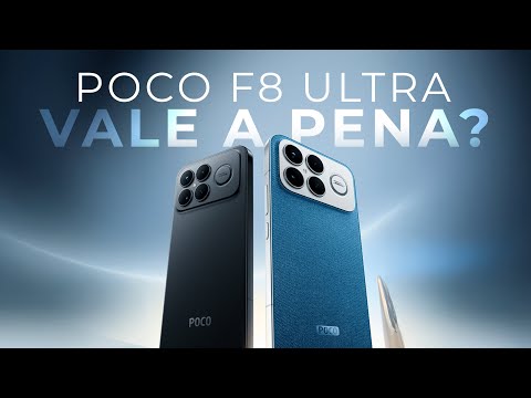 Smartphone Xiaomi Poco F8 Ultra 5G Global 256GB 12GB RAM Dual SIM Tela 6.9" - Azul - 5