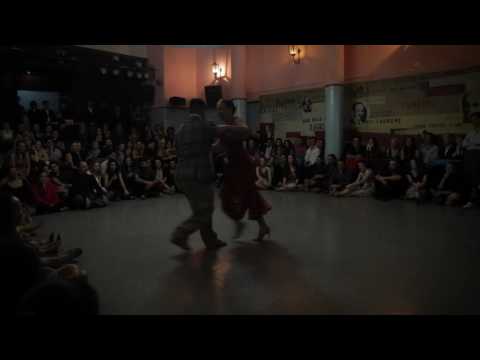  Virginia Pandolfi  and  Jonatan Augero  are  dancing  at  Mujercitas Tango Fest  in  2016