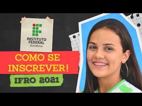 Como se inscrever no IFRO - Tutorial PS 2021/1