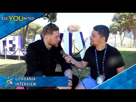 Jurij Veklenko - "Run With The Lions" Interview (Lithuania) | Eurovision Song Contest 2019