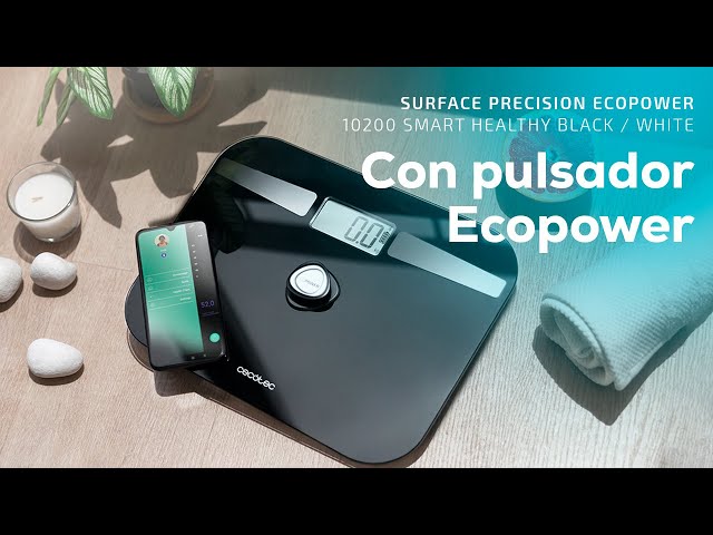 Bilancia Cecotec Surface Precision EcoPower 10200 Smart Healthy Black Bluetooth video