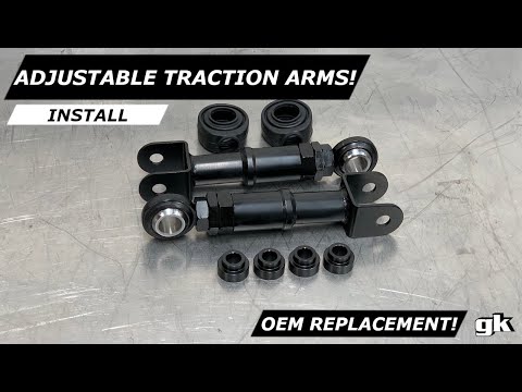 Gktech V3 Rear Traction Arms - Install