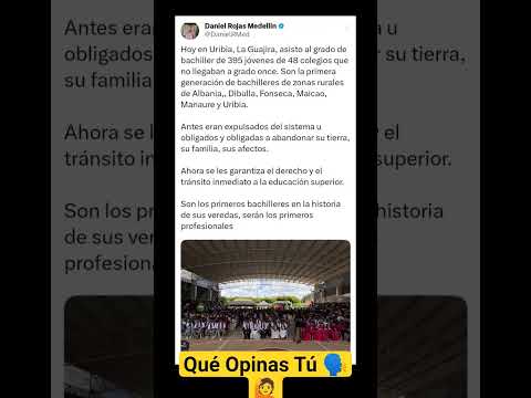 Uribia La Guajira Muchos Jóvenes Generación De Bachilleres