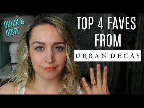 QUICK & DIRTY TIPS: 4 TOP FAVES FROM URBAN DECAY