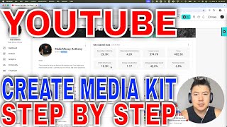 ✅ How To Create Youtube Channel Creator Media Kit 🔴